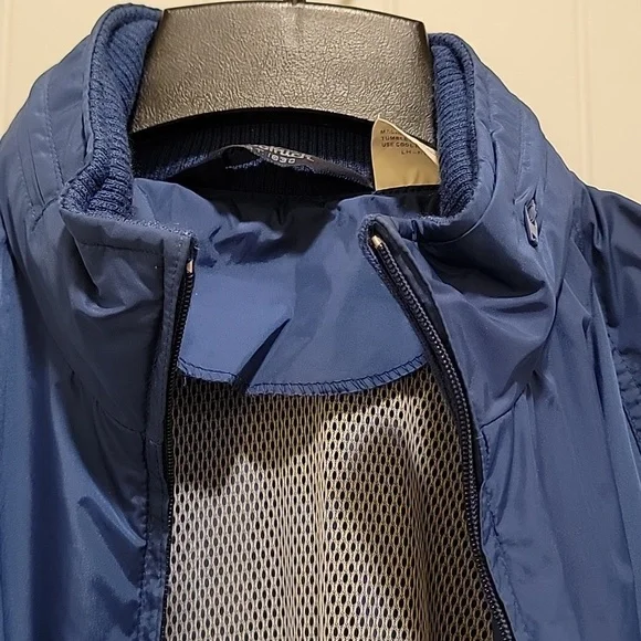 Woolrich Vintage Mens Royal Blue Windbreaker Size Small - Picture 11 of 13